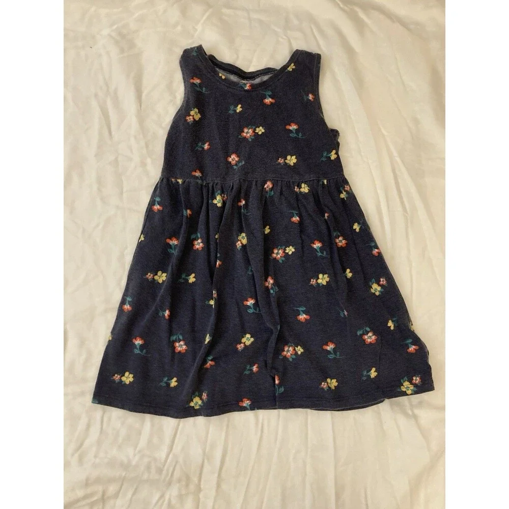 5T Old Navy girl clothes - 1 piece dress | flower theme